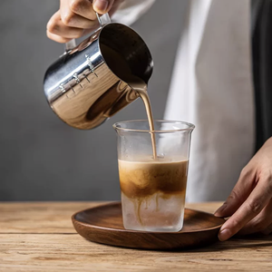 Alta Borosilicato Clear Color 300ml Copo De Café De Vidro Simples e Elegante Utensílios De Café <span class=keywords><strong>Ware</strong></span> - Product Image 4