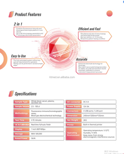 Portable High Sensitivity Veterinary Blood Gas Immunoassay <strong>Analyzer</strong> - Product Image 5