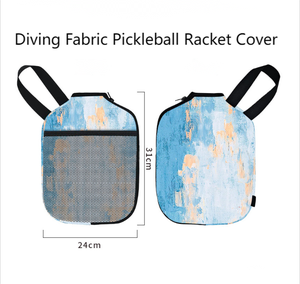 ฝาครอบไม้พายพิคเคิลบอลนีโอพรีนกันน้ำ สายรัดปรับระดับได้ ฝาครอบไม้พายพิคเคิลบอลแบบพกพา อุปกรณ์เสริมพิคเคิลบอล - Product Image 2