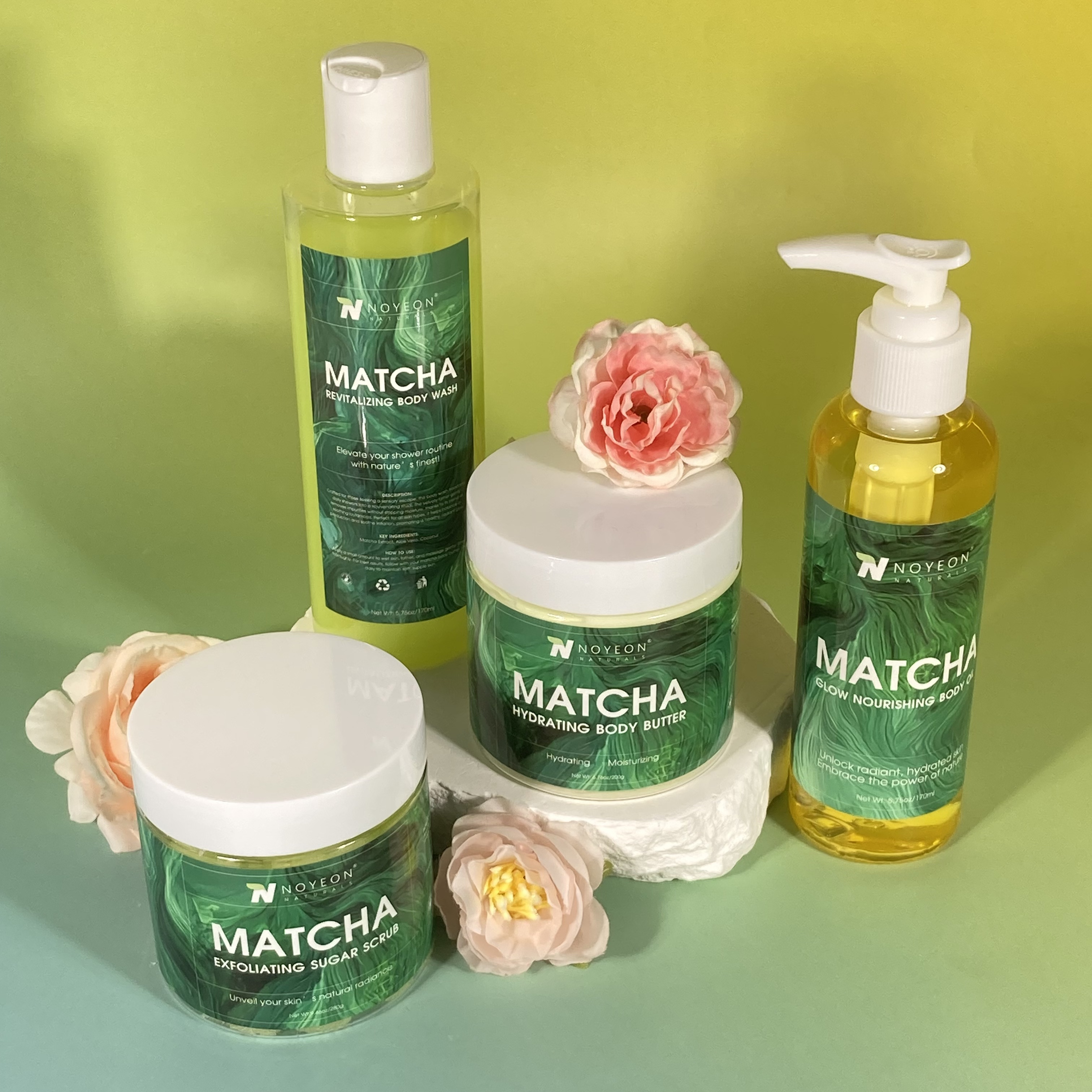 Низкое MOQ OEM Matcha питательное эфирное масло для массажа тела и ухода за телом с вашим логотипом и витамином E 0il