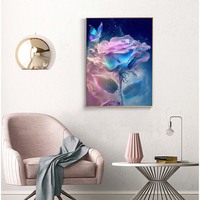 5D DIY Custom Acryl Diamant Schilderij Kit - Waterdicht Ecologisch Bloemen Zonnebloemen Volledige Boor Landschap Kunst Schilderachtige Cadeaus