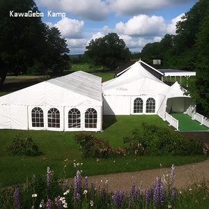 Tenda Industriale Grande per Magazzino Esterno Kawagebo Kamp con Copertura in PVC Ignifugo e Impermeabile e Telaio in Alluminio - Product Image 5