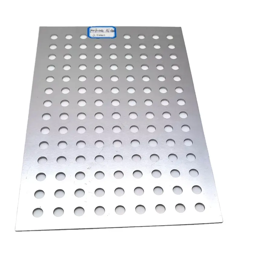 Aluminum /Stainless Steel 304 316 Micron Punched Hole Metal Mesh/ 1.2 3mm Perforated Mesh Panels Sheet Decorative Round Plate