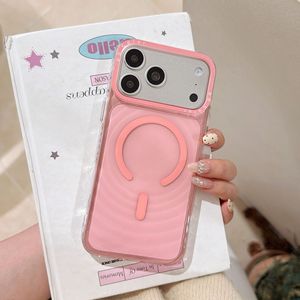 Funda Protectora para Teléfono con Parachoques <span class=keywords><strong>de</strong></span> TPU y PC, a <span class=keywords><strong>la</strong></span> Moda, para Mujer, Resistente a Impactos, con Carga Inalámbrica y Protección <span class=keywords><strong>de</strong></span> Cámara, para iPhone 17, 16, 15 - Product Image 2