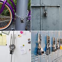 Serrure à combinaison réinitialisable à 4 cadrans noire, coffre-fort, serrure de porte, cadenas, cadenas de voyage, valise, serrure de gym