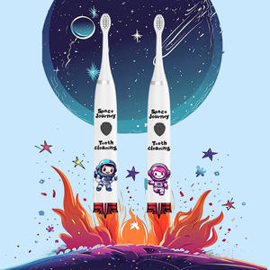 Brosse à dents électrique rechargeable pour enfants brosse à dents pour enfants Sonic poils souples charge USB pour la maison - Product Image 2