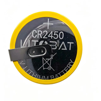 Vente en gros de piles bouton au lithium CR2450/CR2050/CR2430 1,8 V pour télécommandes et appareils électroménagers - Marque Litobat