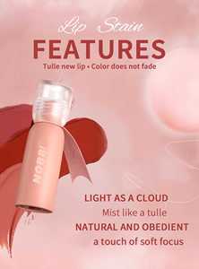 Logotipo personalizado etiqueta privada nube tul nude niebla mancha de labios brillo de labios - Product Image 3