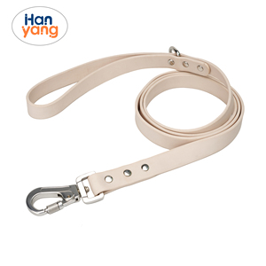 HanYang OEM diseño personalizado <span class=keywords><strong>popular</strong></span> Gran oferta ajustable impermeable espesor PVC perro Correa al por mayor suave <span class=keywords><strong>Collar</strong></span> y Correa conjuntos - Product Image 3