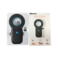 Lector de Microchip RFID Portátil de 134.2Khz, Escáner de Radiofrecuencia de Alta Sensibilidad, Etiqueta para Animales, Microchip para Perros y Gatos