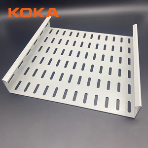 Koka ถาดวางสายเคเบิลแบบเจาะรูชุบสัง<span class=keywords><strong>กะ</strong></span>สีแบบจุ่มร้อนยาว6000มม. - Product Image 5