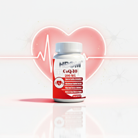 Complément Alimentaire CoQ10 en Capsules Molles pour la Fonction Cardiaque et la Production d'Énergie Cellulaire, Marque Privée OEM/ODM