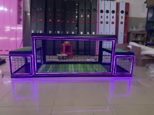 室内スポーツデスクトップミニ2人用スピード反応トレーニングアーケードインタラクティブサブサッカーテーブルトップフットボールテーブルサッカーゲーム - Product Image 4