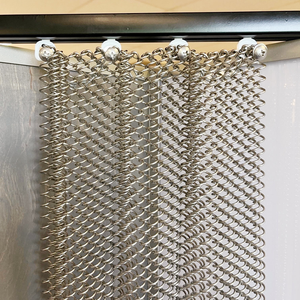 Cortina <span class=keywords><strong>de</strong></span> <span class=keywords><strong>Malla</strong></span> Metálica Decorativa <span class=keywords><strong>de</strong></span> Aluminio Ligero, Tamaño Personalizado, para Revestimiento <span class=keywords><strong>de</strong></span> Fachadas y División <span class=keywords><strong>de</strong></span> Interiores - Product Image 2