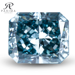 Diamantes Cultivados en Laboratorio Azules de Corte Radiante, Color Vívido, Claridad VVS2, 1ct 2ct, Certificados por IGI para Joyería Paxima - Product Image 1