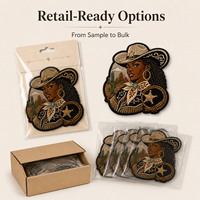Toppa Ricamata Personalizzata Stile Western Cowgirl per Giacche, Borse, Cappelli, Fornitore di Articoli da Regalo e Moda Femminile per Ordini all'Ingrosso