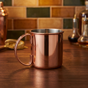 Taza Moderna de Cobre Sólido para Moscow Mule, con Asa Recta, Sublimada, Portátil, para Bebidas, Hogar, Bar, Fiesta, Regalo Personalizado, Estilo Indio - Product Image 1