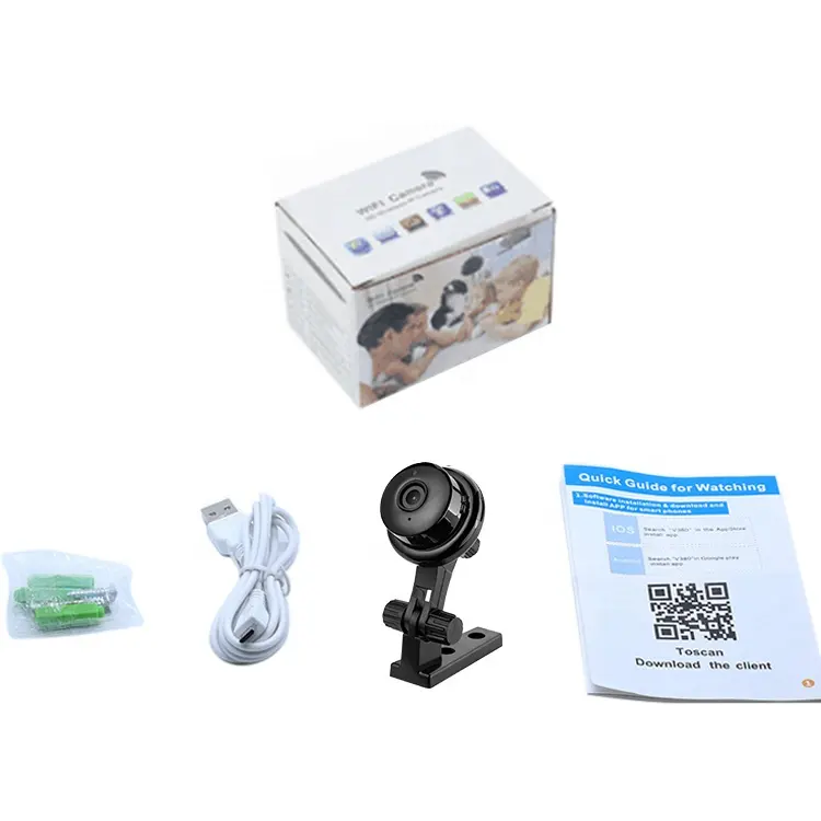 CCTV P2P-Kamera V380 Smart Auto IR-Cut Motion HD IP Wifi Mini-Kamera Nachtsicht-Bewegungs erkennung