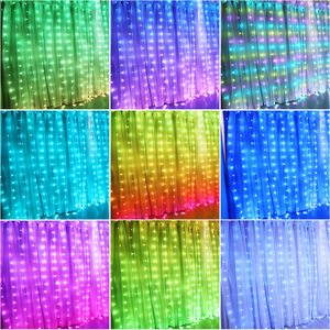 Led RGB Illusion da chuỗi Rèm đèn IP65 đánh giá giáng sinh trang trí đám cưới chiếu sáng Rèm chuỗi ánh sáng - Product Image 5