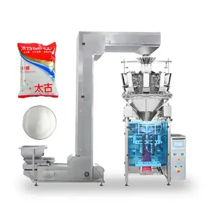 Mesin pengemas gula otomatis, mesin pengemas gula 10 kepala otomatis kecepatan tinggi 1 hingga 10 kg