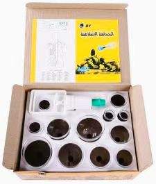 <span class=keywords><strong>Set</strong></span> bekam vakum hijab 12 cangkir, peralatan bekam rumah tangga tradisional 12 cangkir - Product Image 4