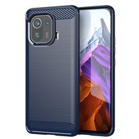 Étui de téléphone portable en TPU souple avec texture en fibre de carbone, antichoc, étanche, pour A33/A34 5G, design fin avec pare-chocs