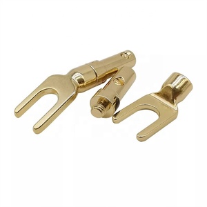 Conectores de Cable de Audio de Latón Personalizados OEM, Piezas de Mecanizado CNC de Alta Precisión para Equipos de Audio - Product Image 5