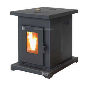 Eco-Friendly Freestanding Biomass Pellet <b>Stove</b> Remote Control 14.6KW Heating Power 20Kg Fuel Tank Durable for Bathroom Use - Product Image 1
