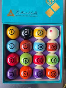 Juego Completo de Bolas de Billar Yalekang Negras de 8 Cristales de PVC, Bolas de Billar Americanas de 16 Colores, Estándar de Snooker, Tamaño Grande, en Caja - Product Image 4