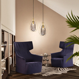 โคมไฟแก้วดีไซน์เรียบง่ายไม่ซ้ำใครสำหรับตกแต่งพื้นที่ร้านอาหารและโรงแรม สวยงามระดับอินสตาแกรม เหมาะสำหรับห้องนั่งเล่น - Product Image 3