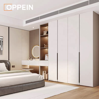 Penderies OPPEIN Derniers modèles de garde-robes pour armoires de chambre à coucher Ensemble de garde-robe personnalisé avec coiffeuse