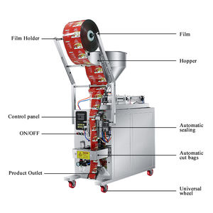 Easy Snap Honey Satchet Snack Machine Machine à emballer la crème glacée Boisson gazeuse Plc <span class=keywords><strong>Mini</strong></span> machine d'emballage de pâte - Product Image 4