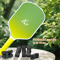 Poignée de pickleball perforée en cuir PU Absorption antidérapante de la sueur pour un contrôle supérieur pour les accessoires d'entraînement pour débutants