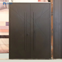 Portes de sécurité principales pour maisons, nouvelle conception, luxe, haute qualité, isolation phonique, isolation thermique, étanches, en alliage de zinc galvanisé