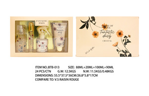 Perfume con Aroma Floral, Loción Corporal, Juego de Cuatro Piezas, Spray Corporal, Victo Ria's Secret, Venta al por Mayor para Hombres y Mujeres, Larga Duración - Product Image 6