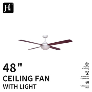 52 inch 132cm white double-sided blade <b>ceiling</b> <b>fan</b> <b>with</b> LED lighting ABS metal <b>remote</b> <b>control</b> suitable for outdoor - Product Image 2