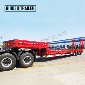 Meilleur prix d'usine, rampes de chargement en acier au carbone ou en aluminium personnalisées, rampes de chargement Hotshot, semi-<span class=keywords><strong>remorque</strong></span> à quatre essieux 100t à plateau surbaissé à vendre - Product Image 2