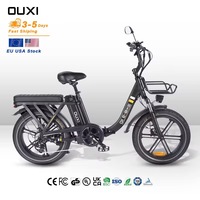 Vélo électrique de ville et de loisirs FLM Q11 20 pouces à cadre bas, 48V 250W, frein hydraulique, pour adulte