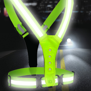 <span class=keywords><strong>Lampe</strong></span> de <span class=keywords><strong>Sport</strong></span> d'extérieur à LED blanche et rouge, étanche IPX4, avertissement de course en toute sécurité, <span class=keywords><strong>lampe</strong></span> de poche USB, <span class=keywords><strong>lampe</strong></span> de poitrine à LED, accessoires de cyclisme - Product Image 2