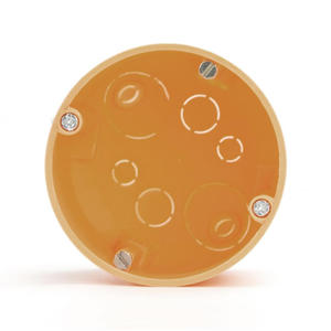 Scatola da incasso per interruttore a 1 pulsante, colore arancione, ideale per installazioni elettriche in abitazioni e uffici. - Product Image 2
