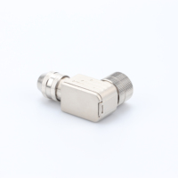 Connecteur MOCO M12 en stock, connecteur femelle à 90 degrés, 4 broches