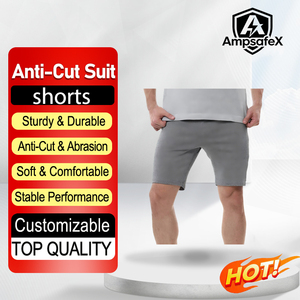 Shorts de sécurité anti-coupure AmpsafeX Grade 5 en gros, personnalisés, haute résistance, pour l'autodéfense professionnelle, résistance à la chaleur 800C - Product Image 1