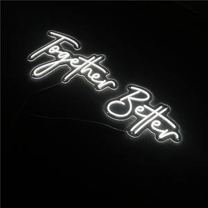 إسقاط الشحن مقاوم للماء حسب الطلب أفضل معا الاكريليك Led رسالة ضوء النيون علامة مخصصة لديكور عيد الميلاد - Product Image 2