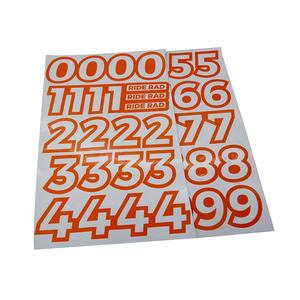 カスタムライセンスナンバープレート反射ライセンスビニールナンバープレート粘着ステッカー - Product Image 2