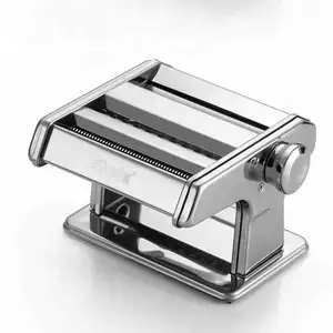 Shule venta al por mayor profesional de acero inoxidable Manual Pasta máquina para hacer fideos para uso doméstico