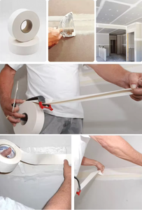 Ruban adhésif en papier pour <span class=keywords><strong>joints</strong></span> de cloisons sèches, idéal pour la réparation des fissures de murs <span class=keywords><strong>et</strong></span> plafonds en plâtre <span class=keywords><strong>et</strong></span> applications sur plaques de plâtre, fabriqué à Shanghai - Product Image 5