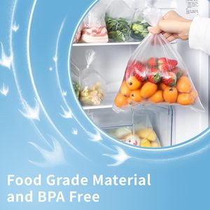 ถุงพลาสติกใสแบบใช้แล้วทิ้ง เป็นมิตรกับสิ่งแวดล้อม รีไซเคิลได้ สำหรับใส่ผัก ผลไม้ ขนมปัง ของชำ สำหรับใช้ในครัว - Product Image 3