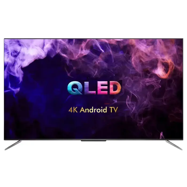 55-inch 4K LED Ultra HD Smart Android TV System Full Screen Network LCD Voice Control HDR 120Hz Curved Desktop