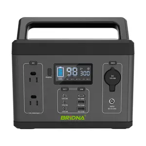 Portable small mini 110v 220v 300w camping generators portable quiet power station with ac socket and usb charging port