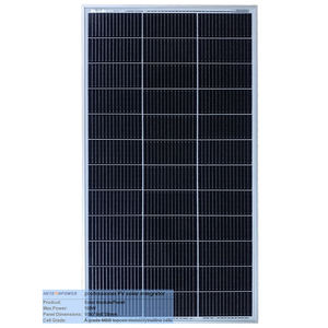 Petit panneau solaire miniature 12V 18V 20W 30W 40W 50W 100W 150W 50 Watt Panneau solaire monocristallin personnalisé - Product Image 1